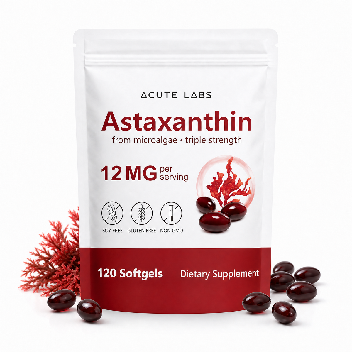 Astaxanthin Antioxidant Dietary Supplement