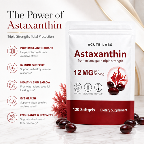 Astaxanthin Antioxidant Dietary Supplement